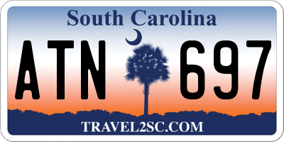 SC license plate ATN697