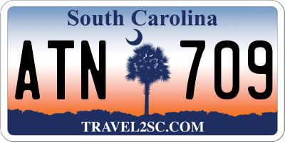 SC license plate ATN709