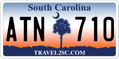 SC license plate ATN710