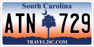 SC license plate ATN729