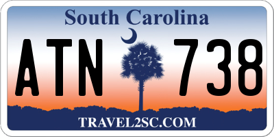 SC license plate ATN738