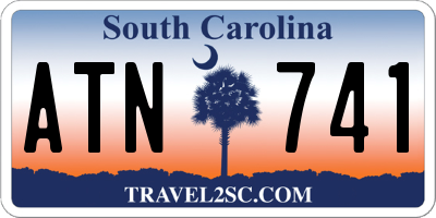 SC license plate ATN741