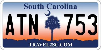 SC license plate ATN753