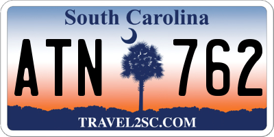 SC license plate ATN762
