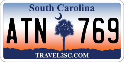SC license plate ATN769