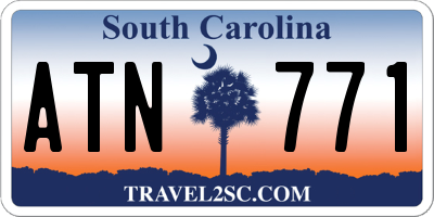 SC license plate ATN771