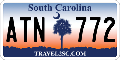 SC license plate ATN772