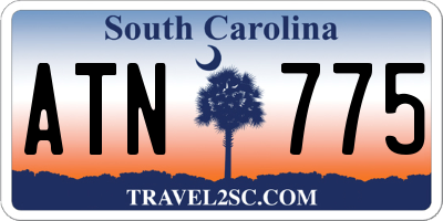 SC license plate ATN775