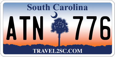 SC license plate ATN776