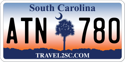 SC license plate ATN780