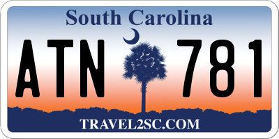 SC license plate ATN781