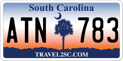 SC license plate ATN783