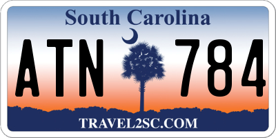 SC license plate ATN784