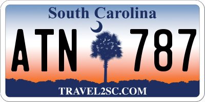 SC license plate ATN787