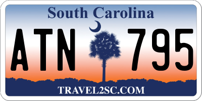 SC license plate ATN795