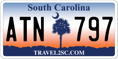 SC license plate ATN797