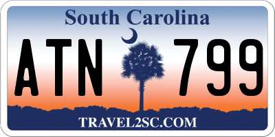 SC license plate ATN799