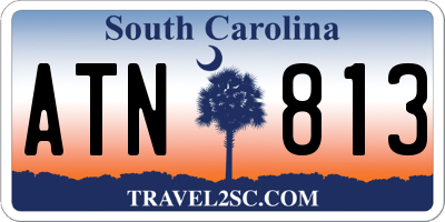 SC license plate ATN813