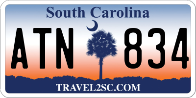 SC license plate ATN834