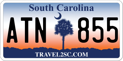 SC license plate ATN855