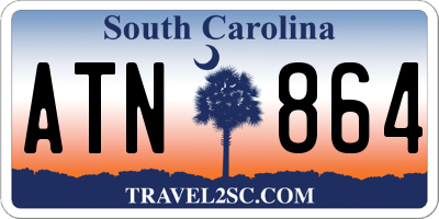 SC license plate ATN864