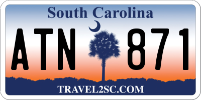 SC license plate ATN871