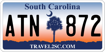 SC license plate ATN872