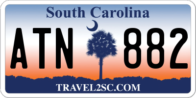 SC license plate ATN882
