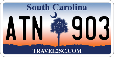 SC license plate ATN903