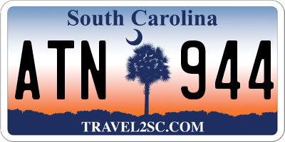 SC license plate ATN944