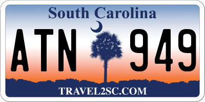 SC license plate ATN949