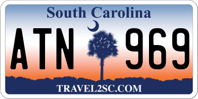 SC license plate ATN969