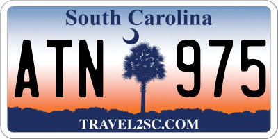 SC license plate ATN975