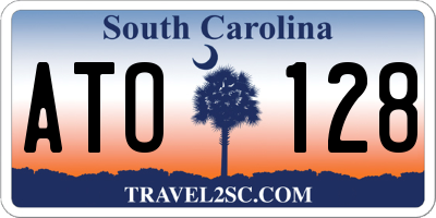 SC license plate ATO128