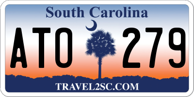 SC license plate ATO279