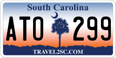 SC license plate ATO299