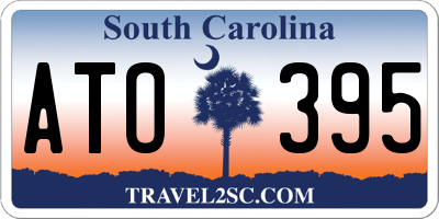 SC license plate ATO395
