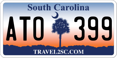 SC license plate ATO399