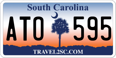 SC license plate ATO595