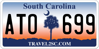 SC license plate ATO699