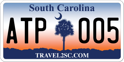 SC license plate ATP005