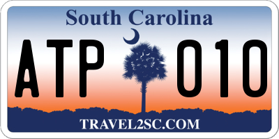 SC license plate ATP010