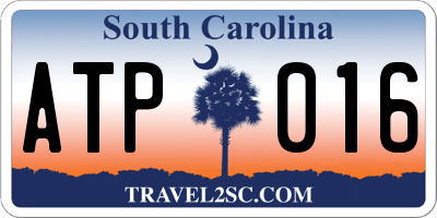 SC license plate ATP016