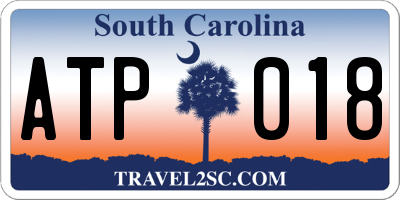 SC license plate ATP018