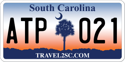 SC license plate ATP021