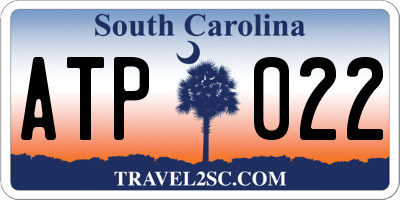 SC license plate ATP022