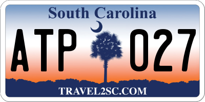 SC license plate ATP027