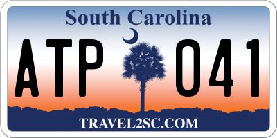SC license plate ATP041