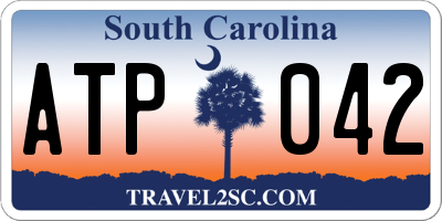 SC license plate ATP042