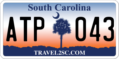SC license plate ATP043